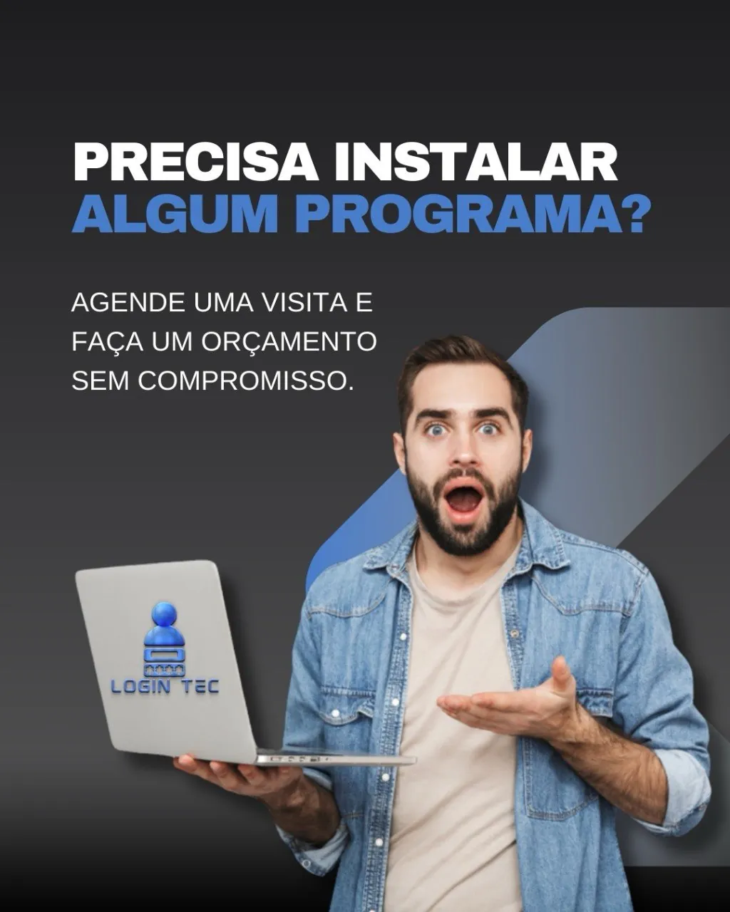 Instalação de programas - Login Tec